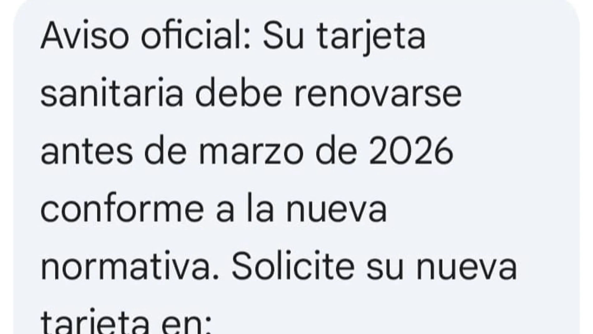 Sanidad de Castilla y León alerta de una oleada de SMS falsos para robar datos con la tarjeta sanitaria