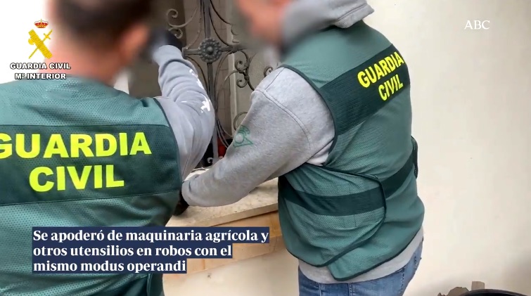 Detenido en el Aljarafe un ladrón especializado en robar en viviendas de fincas agrícolas