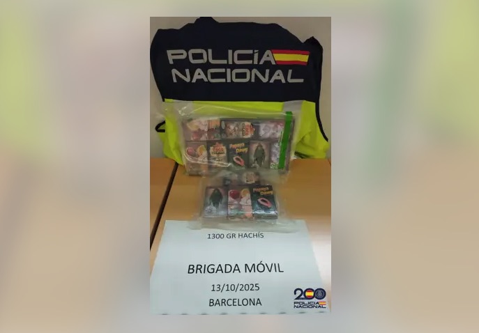Detenido en la Estació del Nord de Barcelona un narcotraficante buscado en Italia con 1,3 kg de hachís
