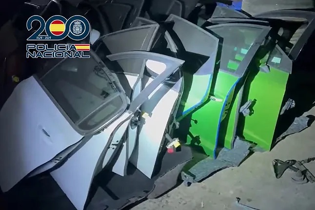 Desarticulada una red criminal en Madrid que robaba y despiezaba más de 50 coches para venderlos en Marruecos