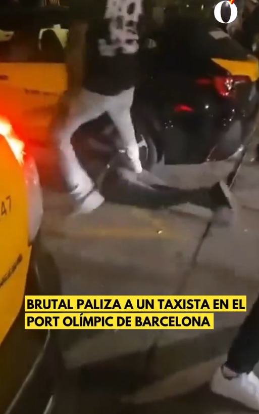 Brutal paliza a taxista en Port Olímpic reaviva debate sobre inseguridad en Barcelona