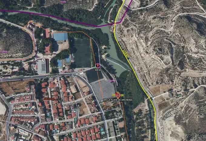 Rescatada una mujer arrastrada por la corriente en el río de Archena