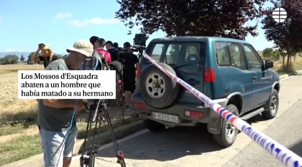 Mossos abaten a un hombre tras matar a su hermano y herir a cinco agentes en Calldetenes