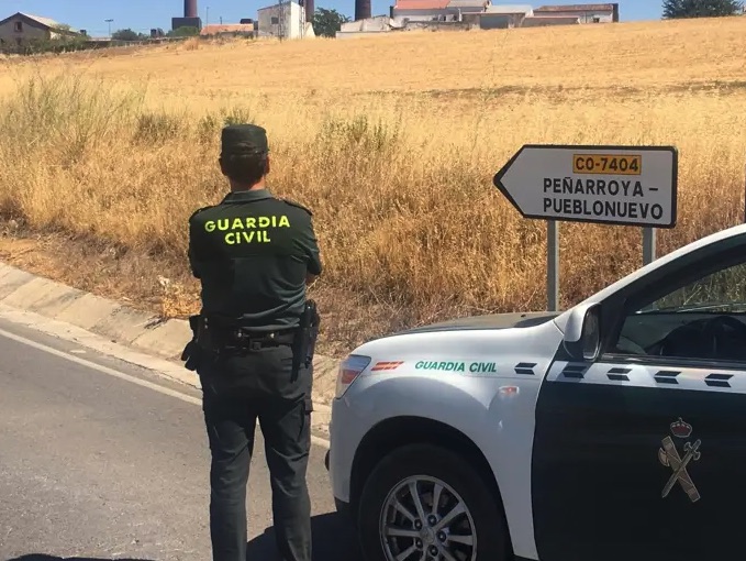Detenidos dos jóvenes por provocar un incendio que quemó ocho hectáreas en Peñarroya-Pueblonuevo