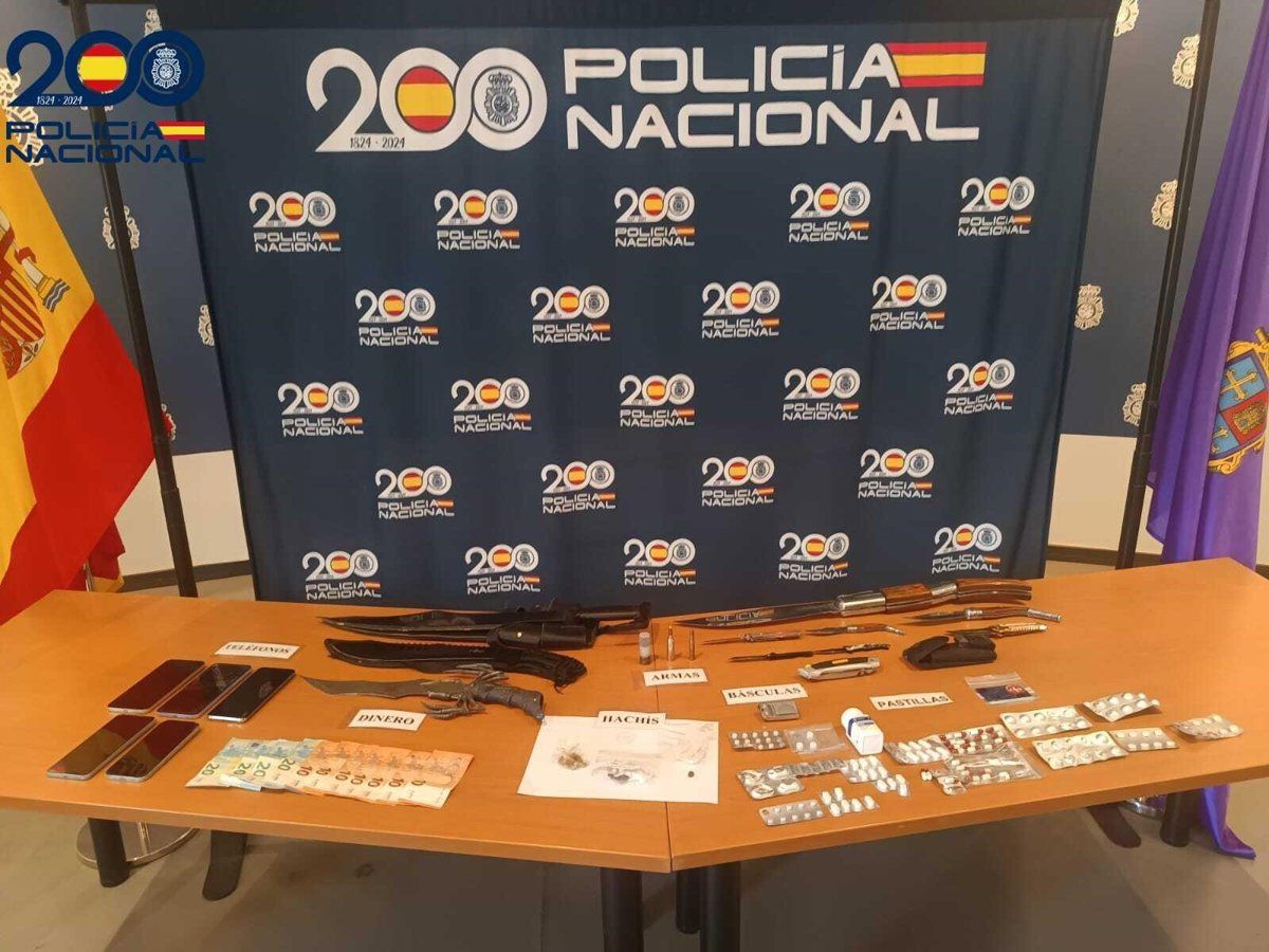 Desmantelan dos puntos de venta de drogas y medicamentos en Palencia