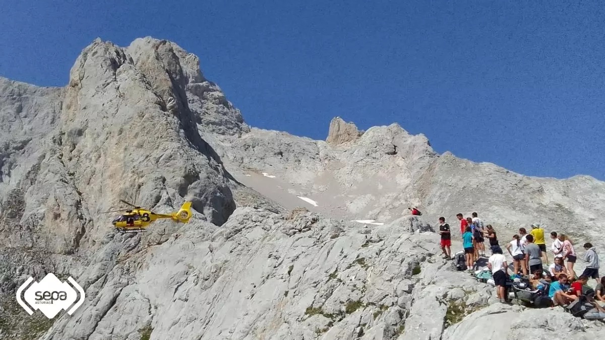 Rescatados 22 menores de un grupo scout de Madrid sorprendidos por el mal tiempo en Asturias