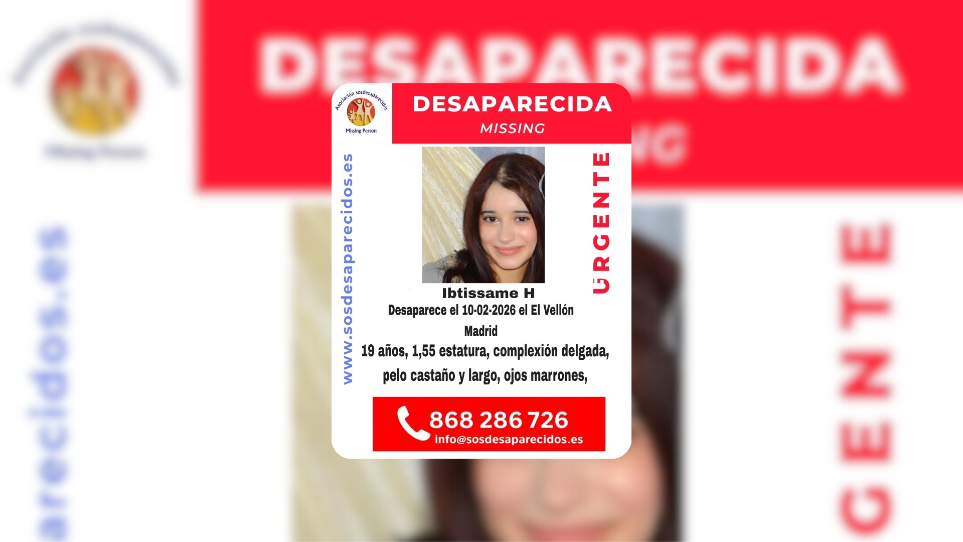 Persona desaparecida