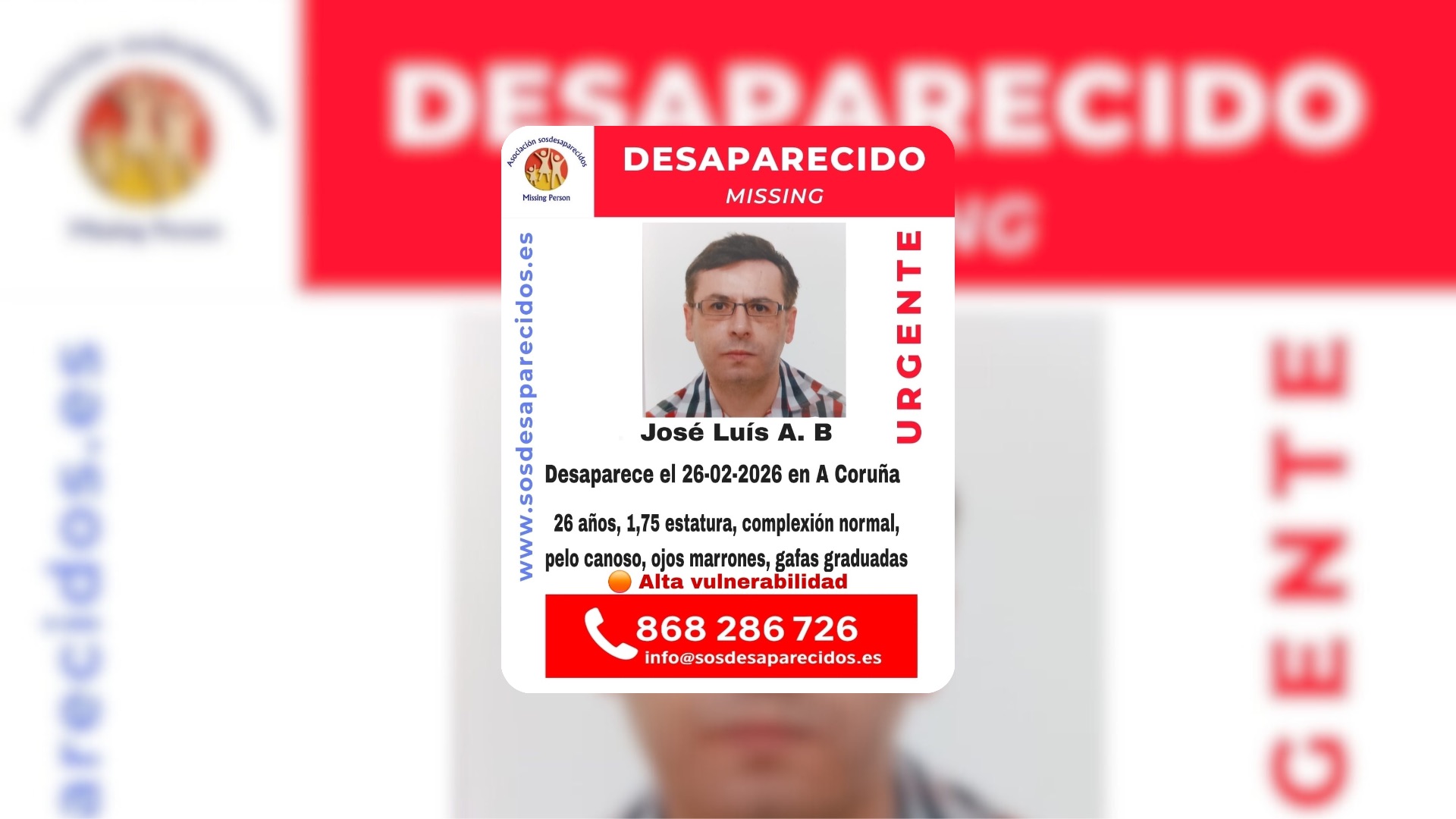 Persona desaparecida