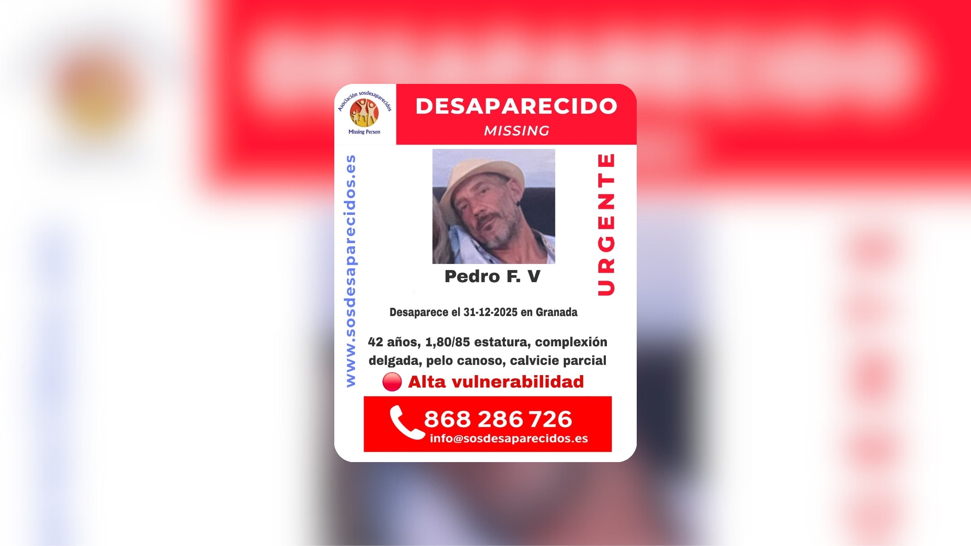 Persona desaparecida
