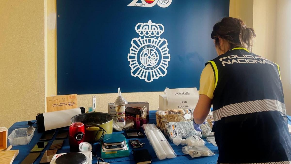 Detención de una red de tráfico de cocaína en Zaragoza