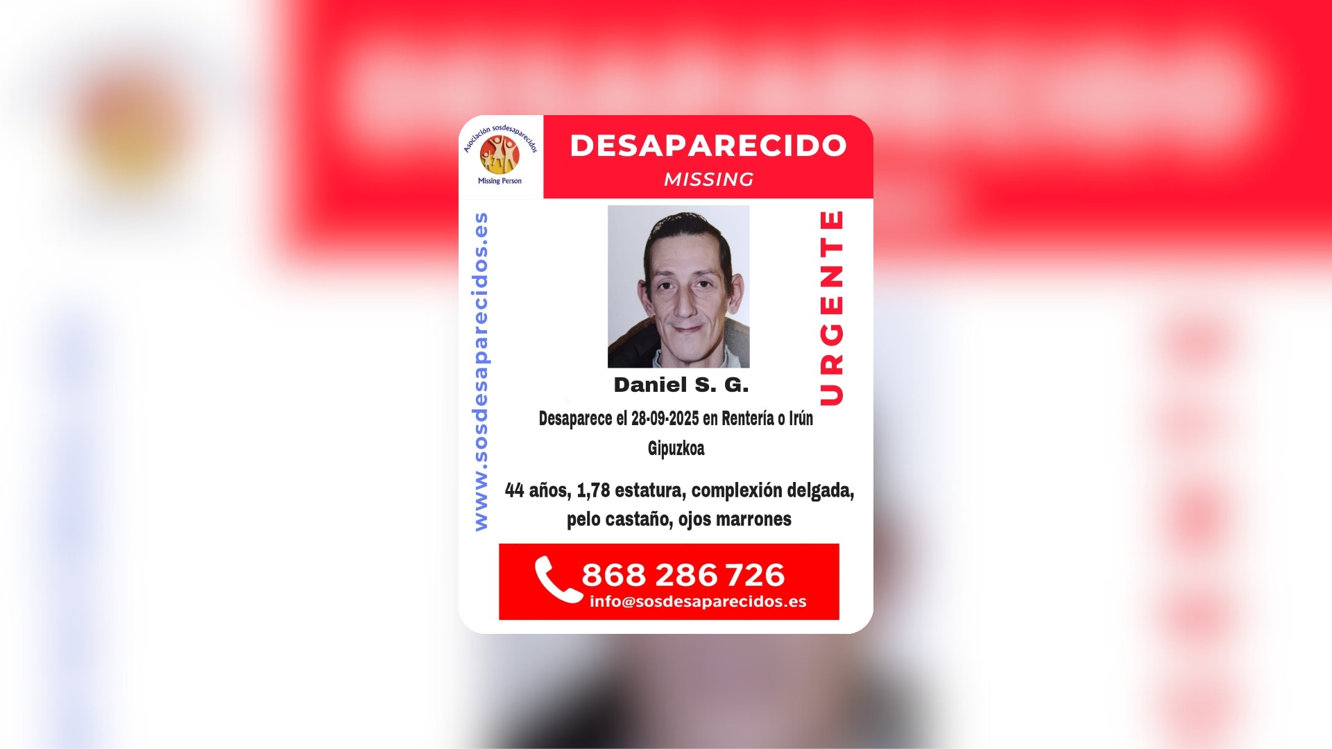 Persona desaparecida
