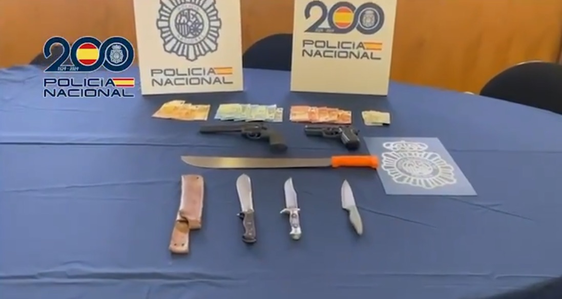 Cuatro detenidos en Latina (Madrid) tras una reyerta con armas de fuego y machetes