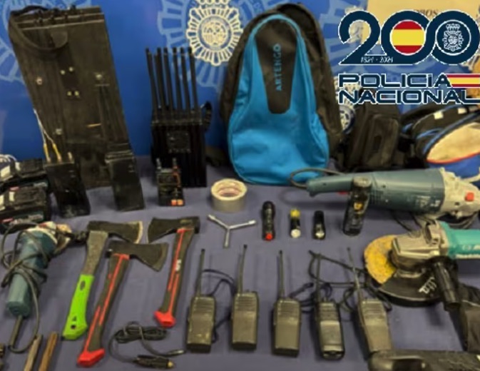 Desarticuladas dos bandas albano-kosovares autoras de 44 robos en naves industriales de Málaga