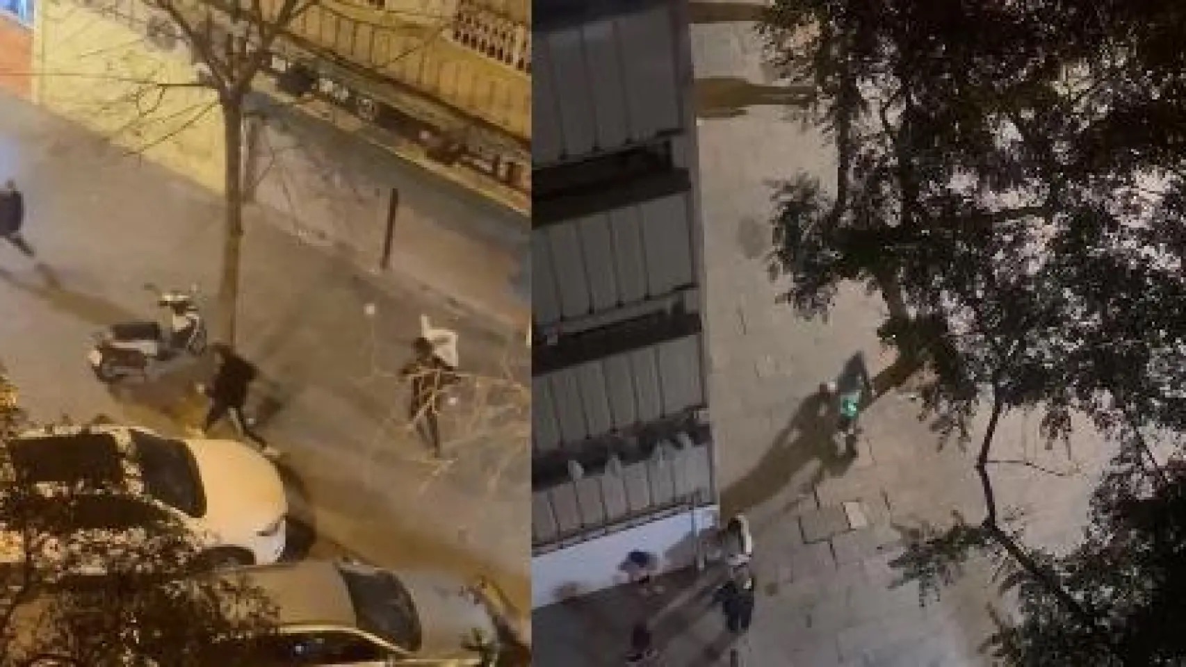 Pelea con sillas en La Mina