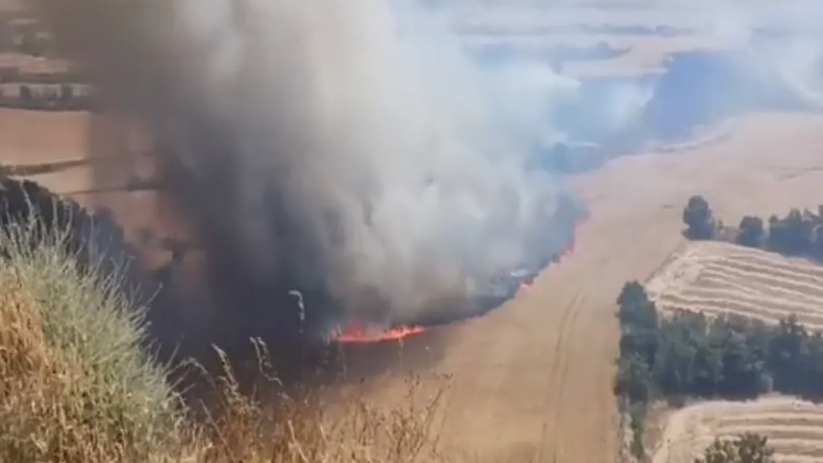 La Generalitat ordena confinar a los vecinos de varios municipios de Lleida por un incendio agrícola