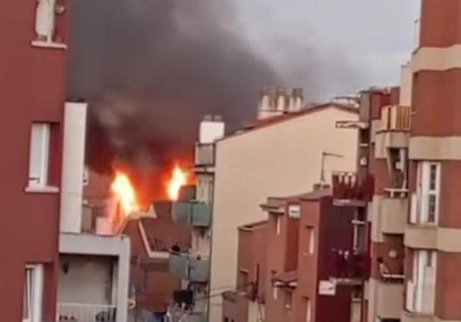 Reyerta entre ocupas tras un incendio en un edificio de Terrassa