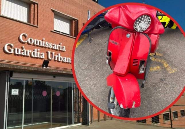 Sustraen la moto particular de un agente del interior de la Jefatura de la Guardia Urbana de Badalona