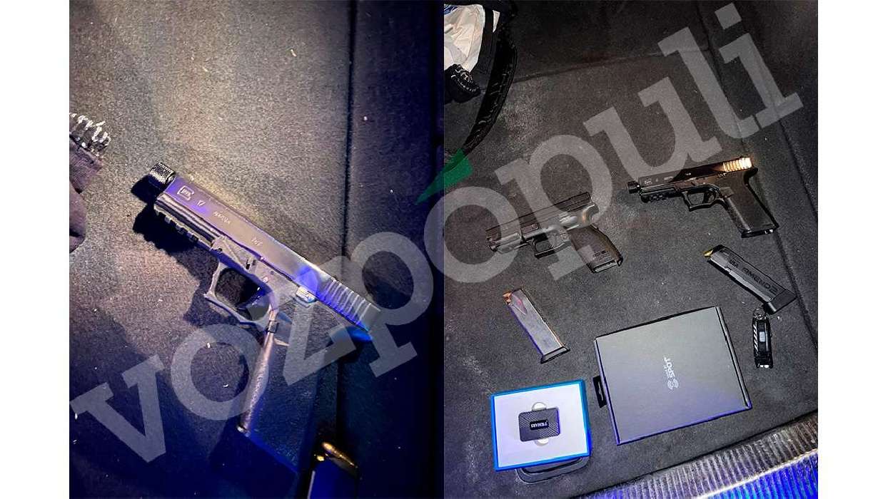 Detenido en Marbella el conductor de un Audi con dos pistolas cargadas y munición