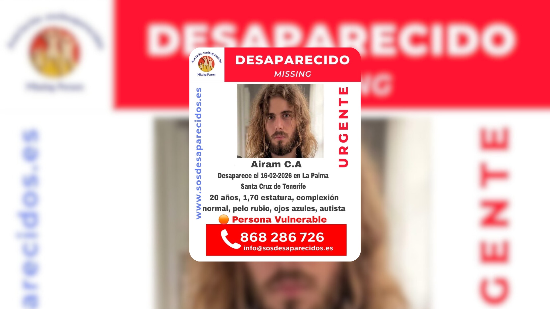 Persona desaparecida