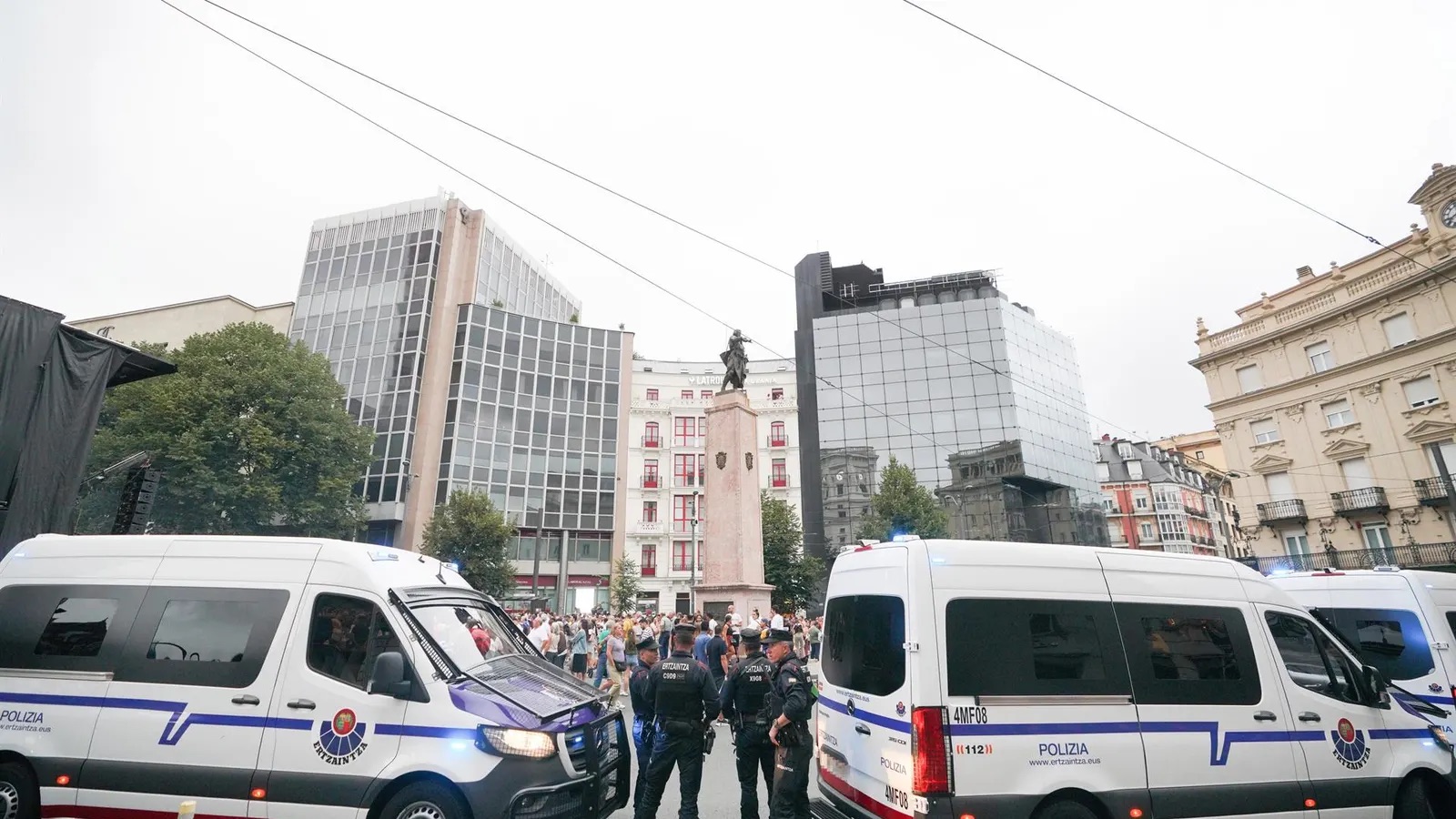 24 detenidos en la séptima noche de Aste Nagusia en Bilbao: 4 por tocamientos y 1 por violencia de géner