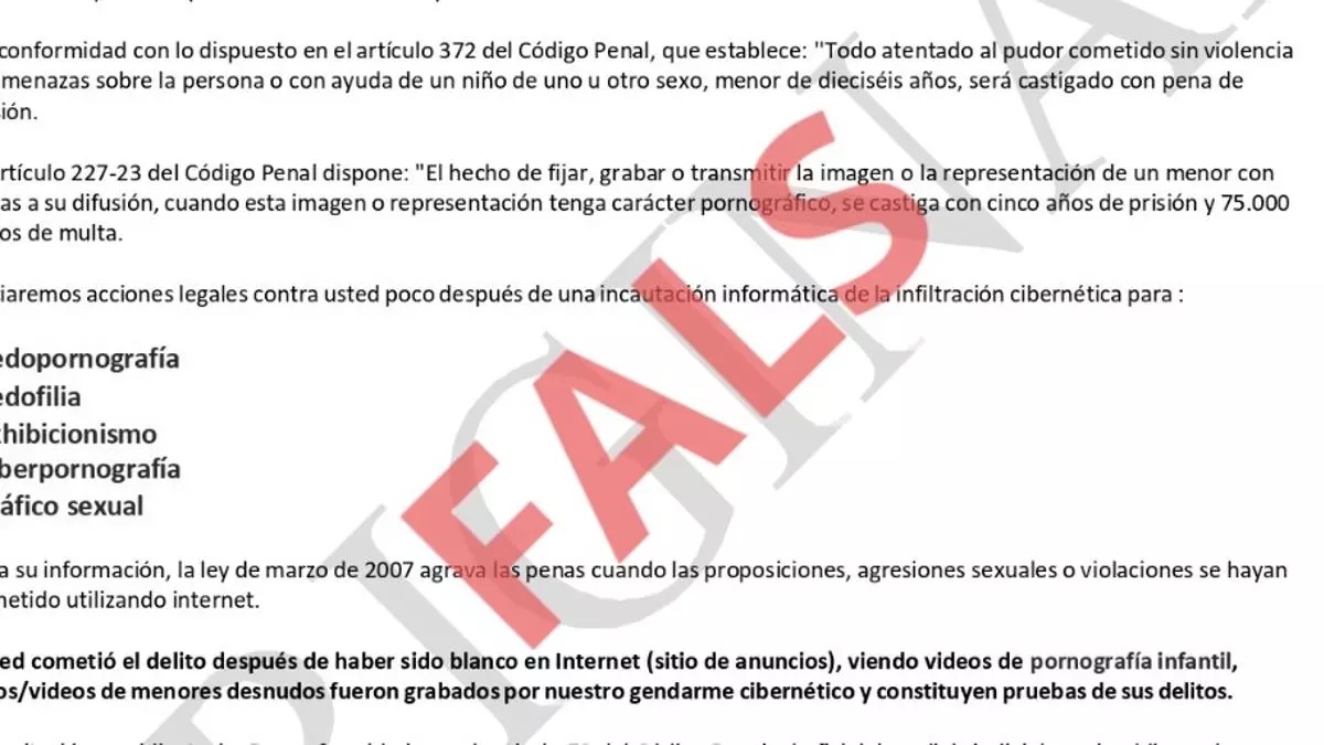 Los Mossos alertan de un timo que suplanta a la policía para acusar falsamente de pederastia