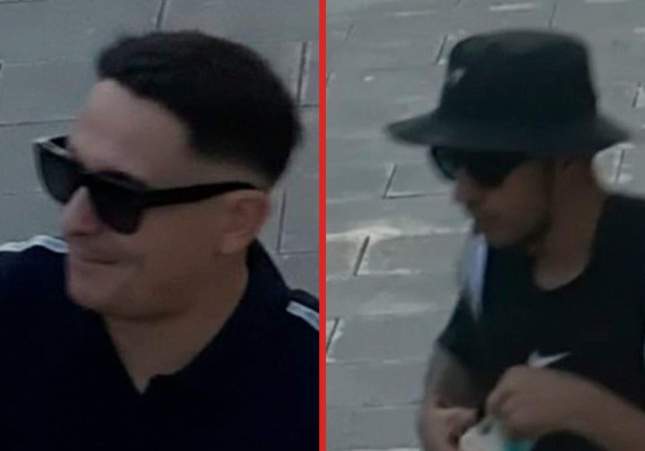 Mossos difunden las imágenes de dos fugitivos que seccionaron la mano a un vigilante en L'Hospitalet para robarle