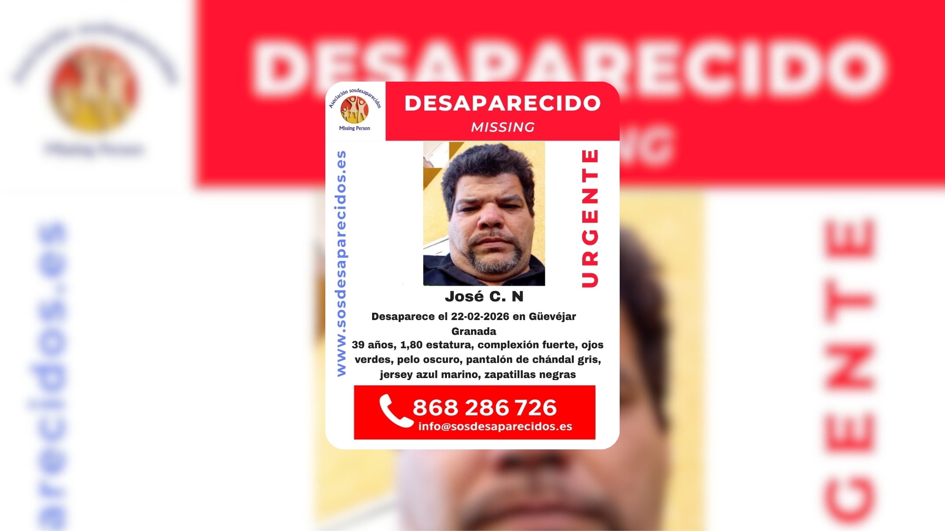 Persona desaparecida