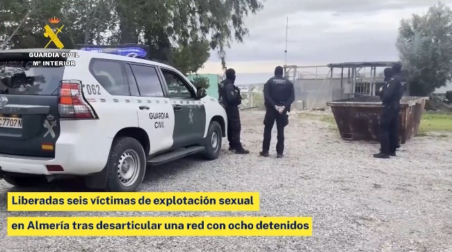Desarticulada en Roquetas de Mar una red internacional de trata con seis víctimas liberadas