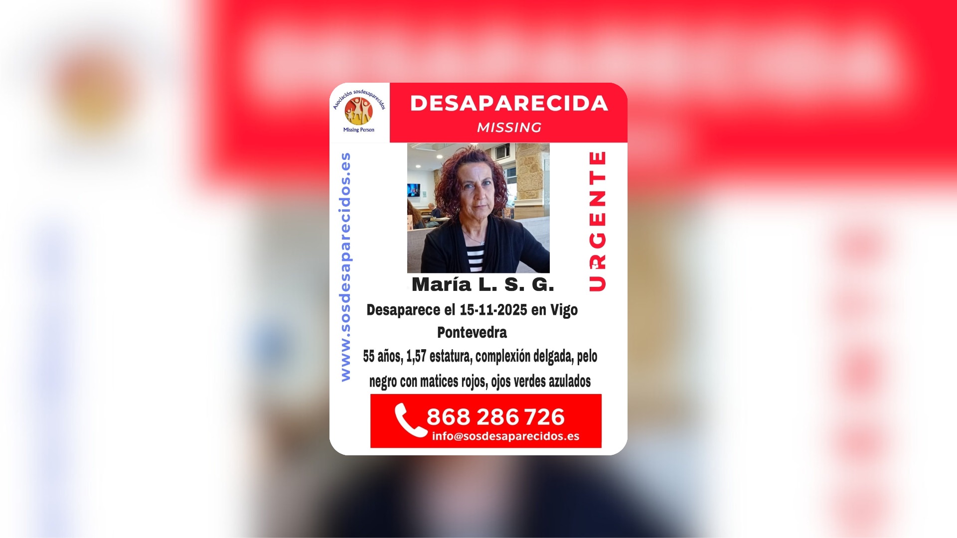Persona desaparecida