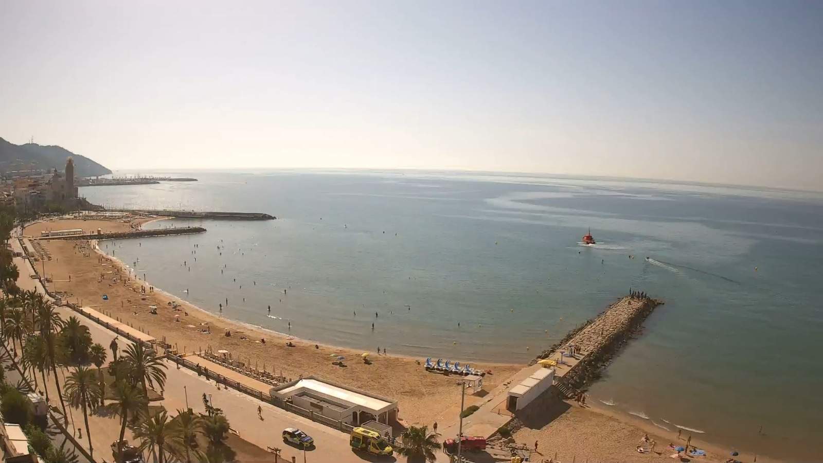 Agresión con arma blanca y huida en Sitges