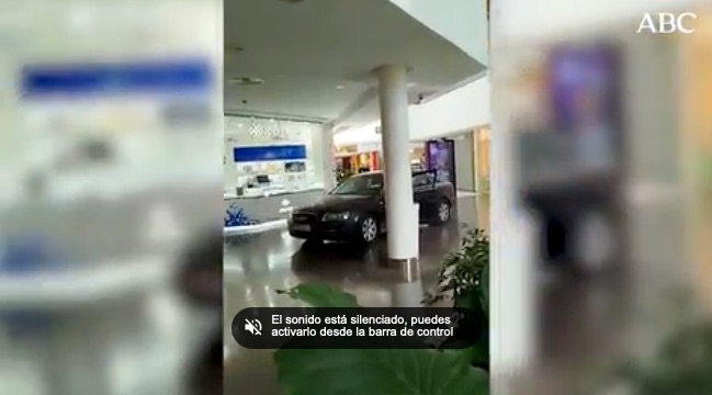 Brutal alunizaje en una joyería del centro comercial Parquesur (Leganés, Madrid) a plena luz del día