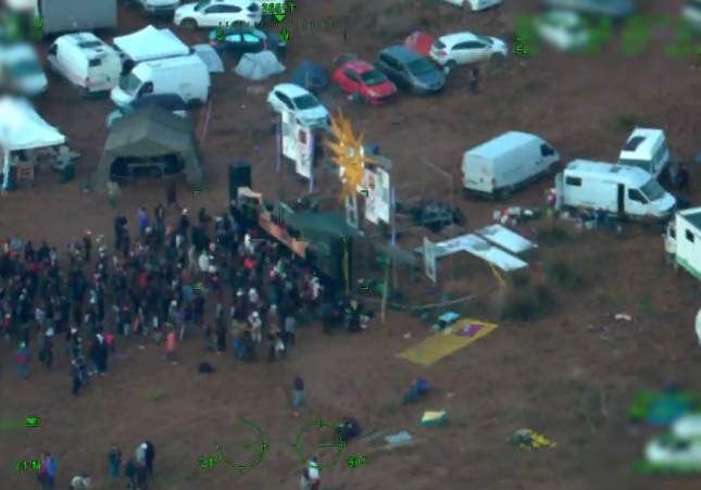 La Guardia Civil desmantela una macro-rave en el Cenajo (Férez) con 63 detenidos