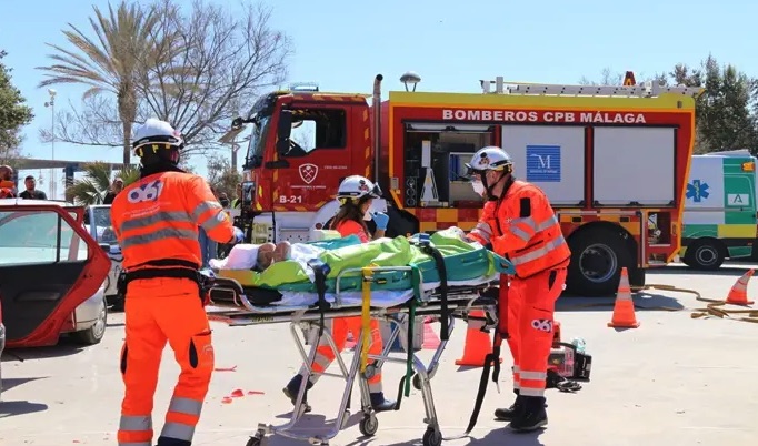 Herido un hombre de 64 años con quemaduras tras una deflagración por una bombona en Vélez-Málaga
