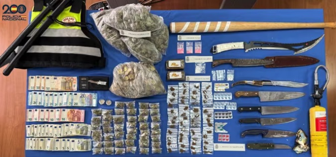 Desmantelado en Palma un narcopiso bunkerizado con puertas blindadas y videovigilancia