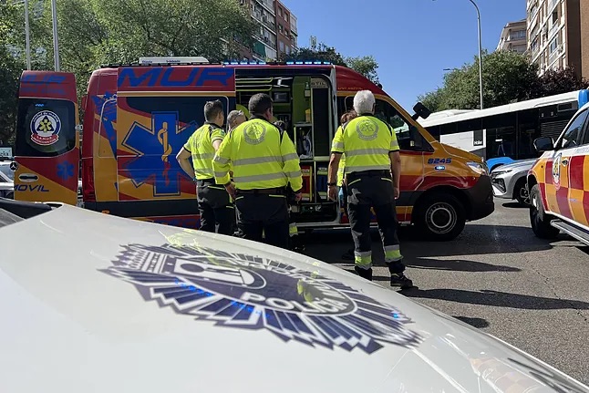 Dos mujeres heridas tras ser atropelladas en un paso de peatones en Chamartín