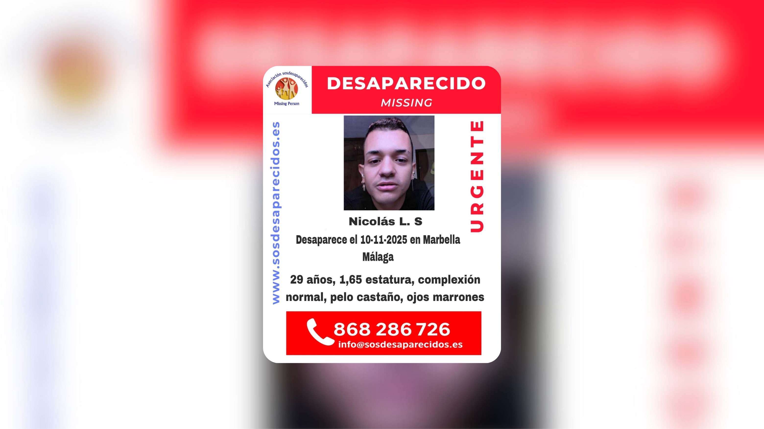 Persona desaparecida