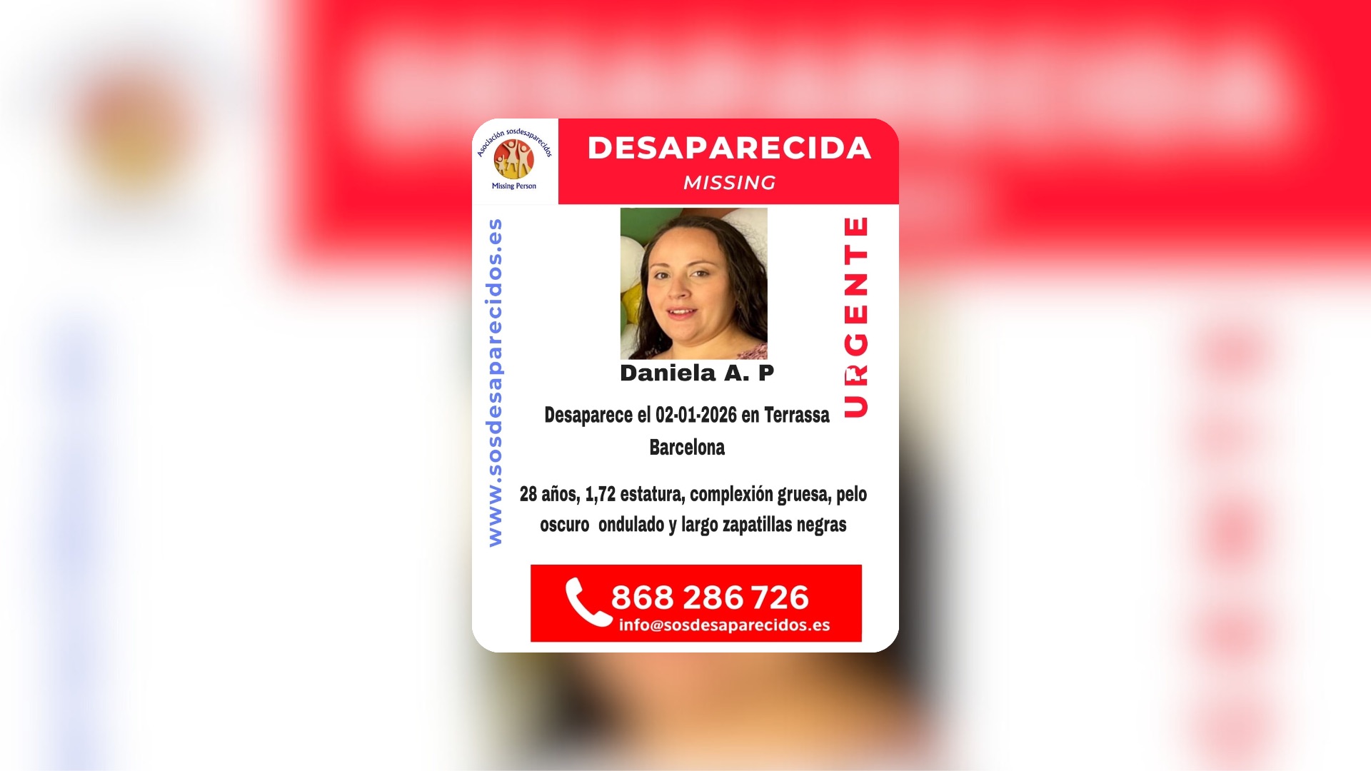 Persona desaparecida