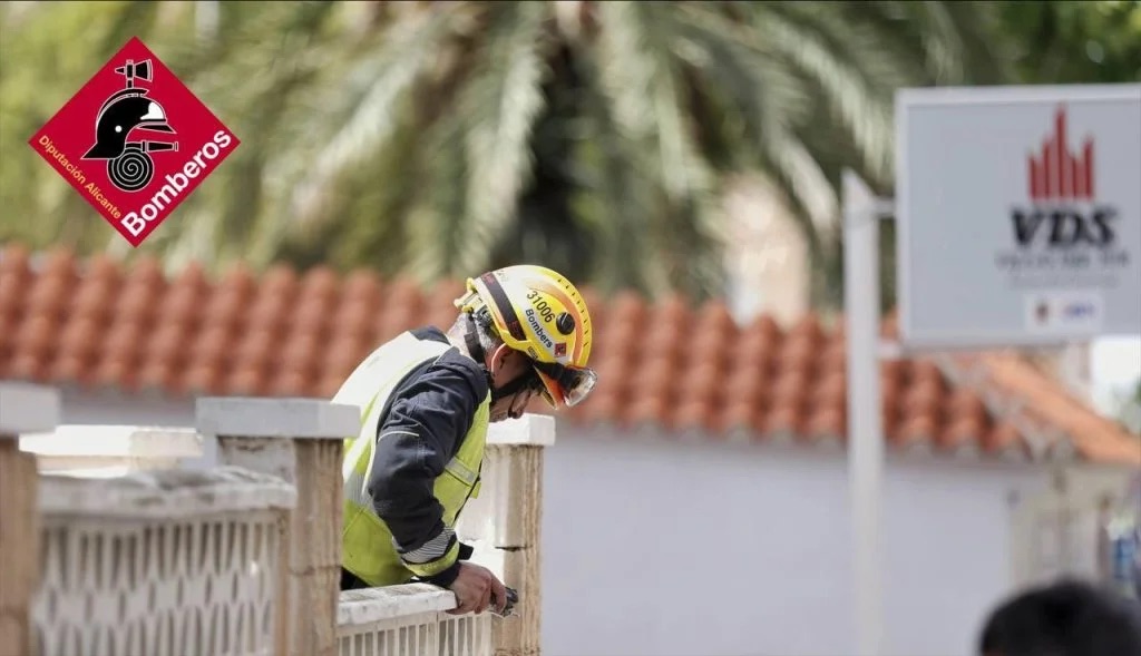 Dos trabajadores fallecidos tras el trágico desplome de un andamio de 18 alturas en una obra en Benidorm