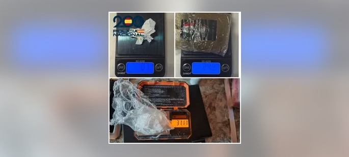 Detienen a tres personas y desactivan un punto de venta de drogas en Puerto del Rosario