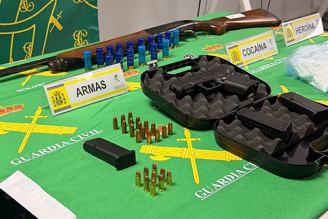 Desmantelada en Madrid una red de tráfico de armas que abastecía el mercado ilegal tras 21 detenciones