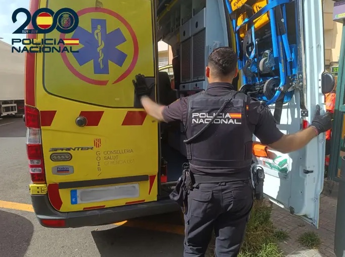 Un hombre, apuñalado en el cuello en Palma por una discusión por diez euros y se encuentra en estado grave