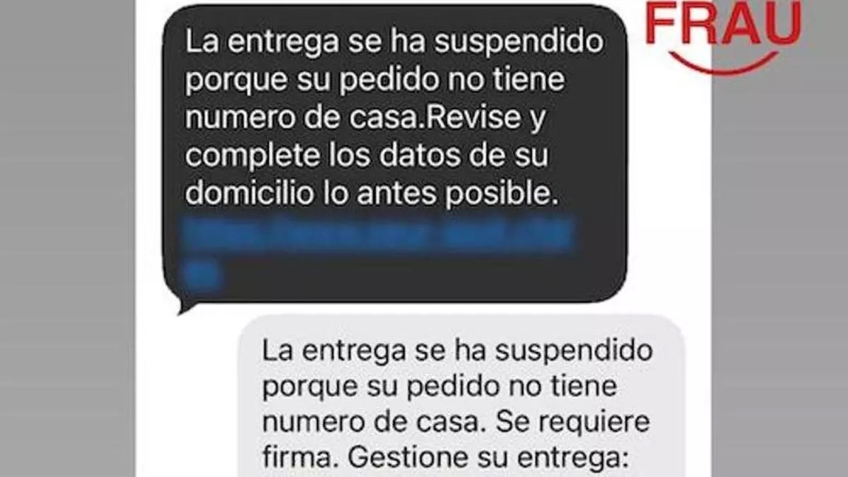 Alerta por una oleada masiva de ciberestafas navideñas que suplantan a empresas de paquetería vía SMS
