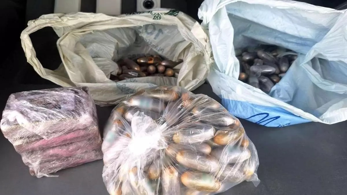 Detenidos dos hombres en Tarragona con 170 envoltorios de hachís listos para ser ingeridos