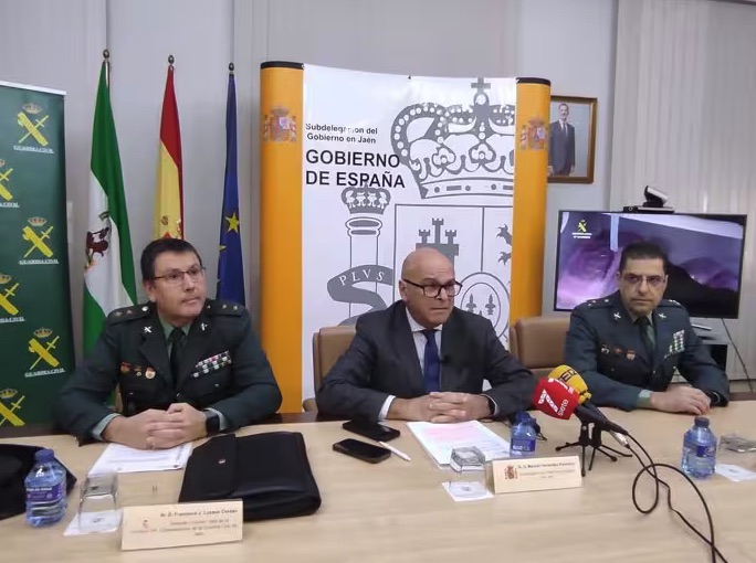 Cae la mayor red de distribución de cocaína en la provincia de Jaén con 25 detenidos y más de 15 kilos incautados