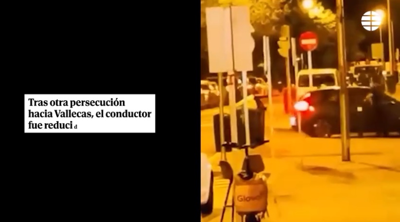 Tiroteo en Madrid para detener a un ladrón que intentó atropellar a la Policía con una furgoneta robada