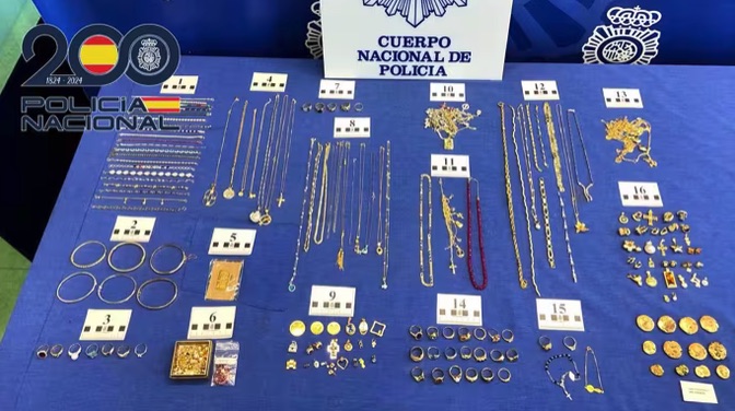 Detenidas cuatro personas por robar durante meses en una joyería de Logroño un botín de 300.000 euros