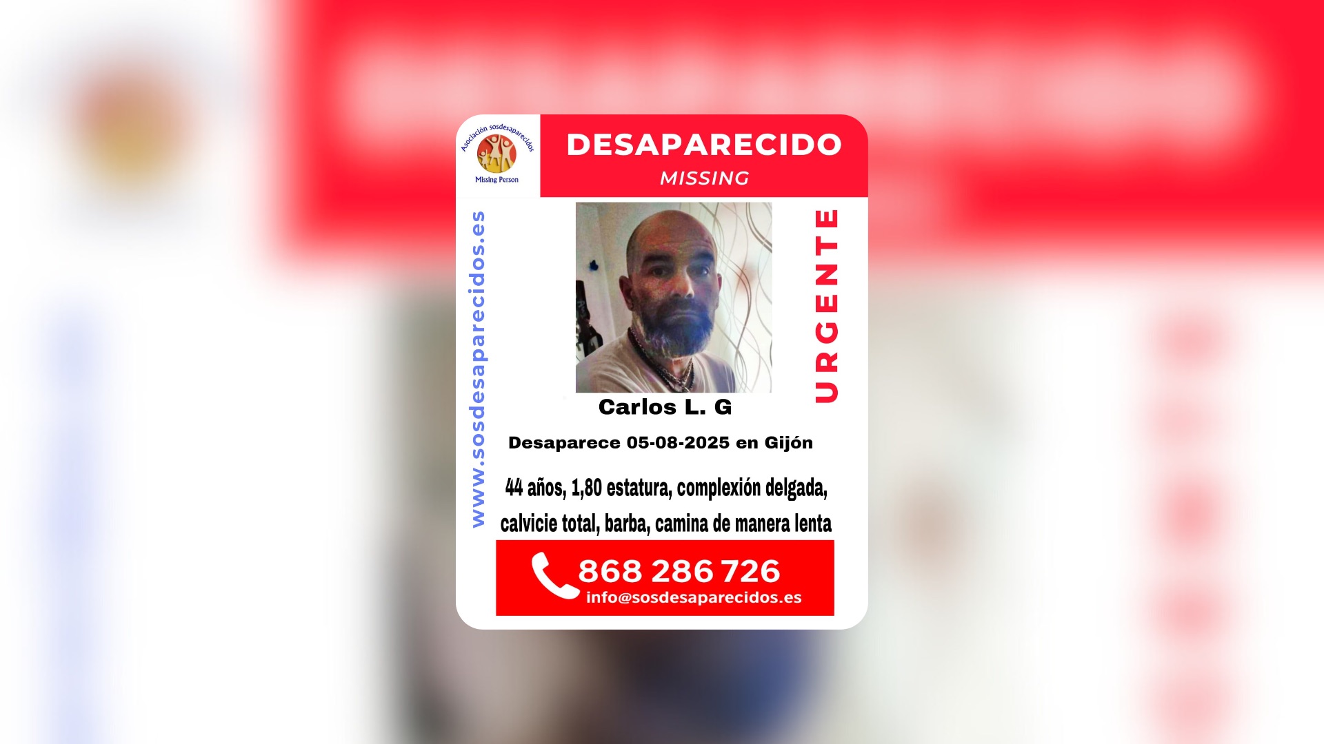 Persona desaparecida