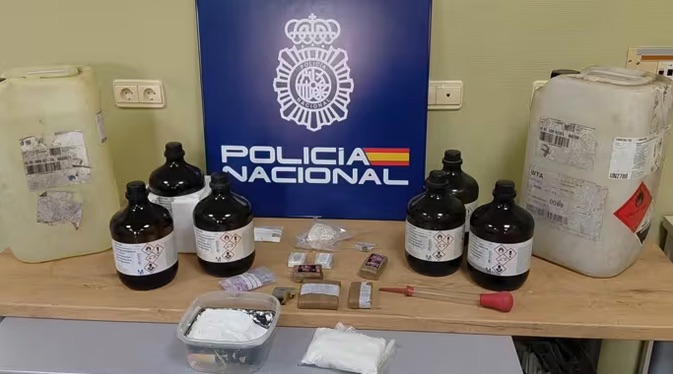 A prisión en Burgos por ocultar drogas sintéticas y precursores químicos valorados en 48.500 euros