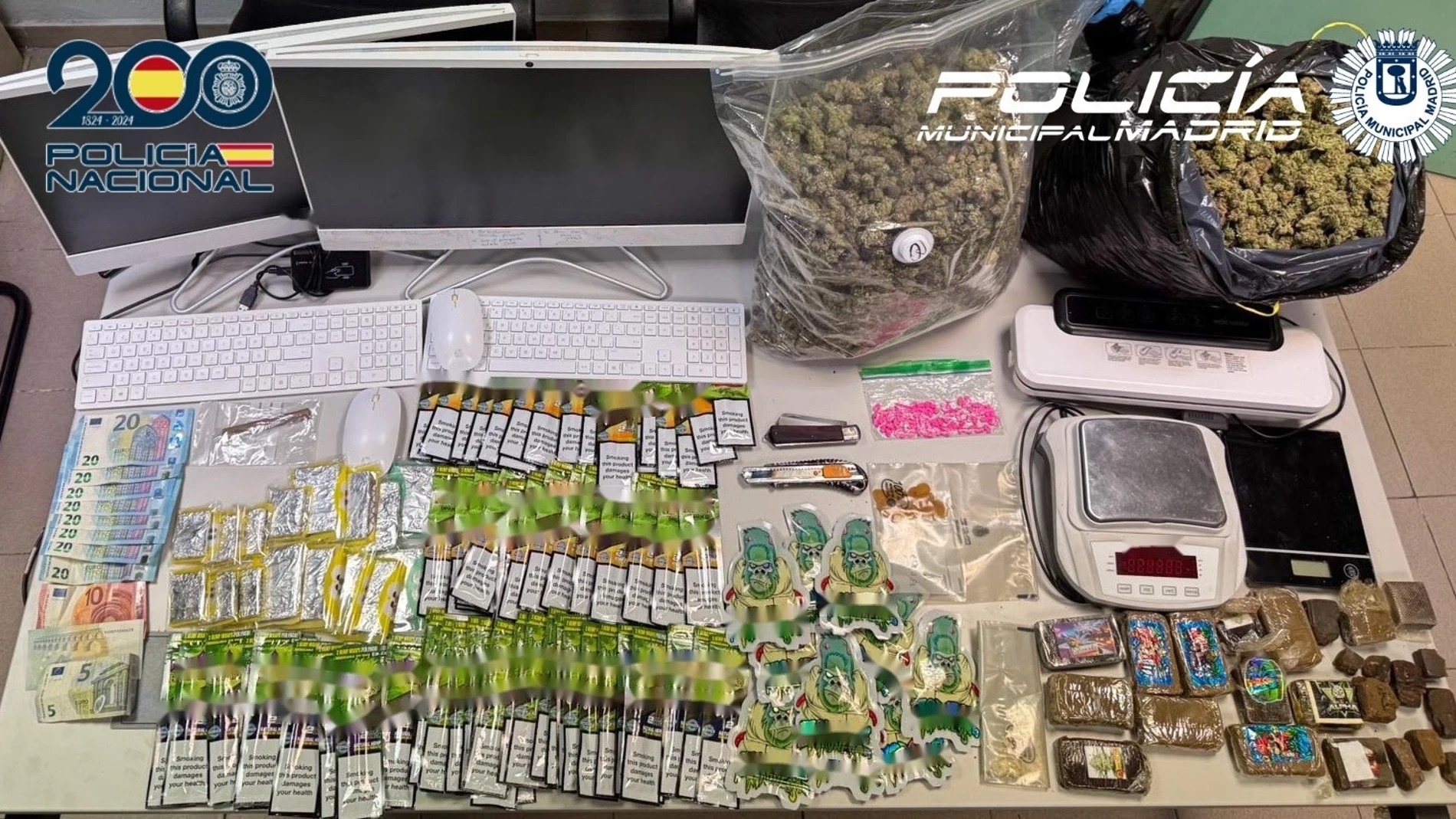 Tres detenidos en Chamberí tras desmantelar un falso local de ocio que vendía droga en Madrid