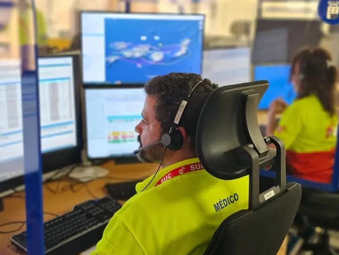 Dos heridos tras la salida de vía de un vehículo en la LP-2 en la Villa de Mazo (La Palma)